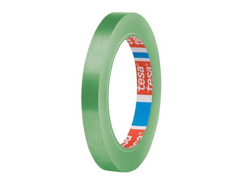 TESA - Cinta Adhesiva PVC Verde 12mmX66m Apto para sellador bolsas (Ref.04204-00094-00)
