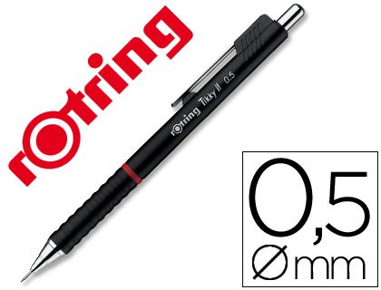 ROTRING - PORTAMINAS TIKKY 0,5 MM NEGRO (Ref.1904700)