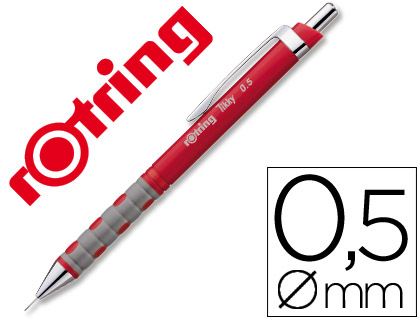 ROTRING - PORTAMINAS TIKKY 0,5 MM ROJO (Ref.1904699)