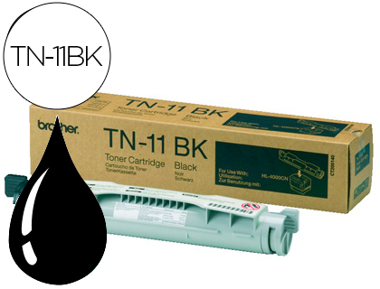 BROTHER - Toner Laser ORIGINALES HL-4000CN TN11-BK NEGRO -8.500@5%- (Ref.TN11BK)
