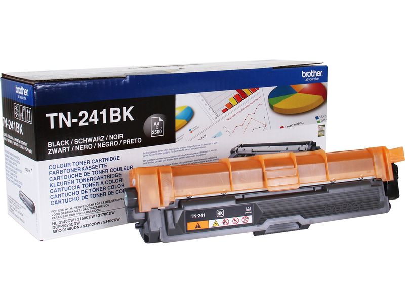 BROTHER - Toner Laser ORIGINALES BK 2,5K (Ref.TN241BK)