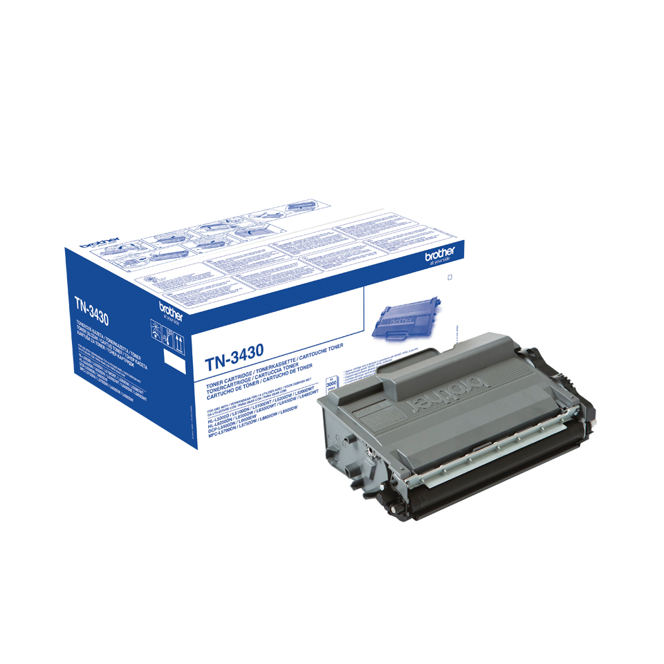 BROTHER - Toner Laser ORIGINALES NEGRO 3000 PAGINAS BK (Ref.TN3430)