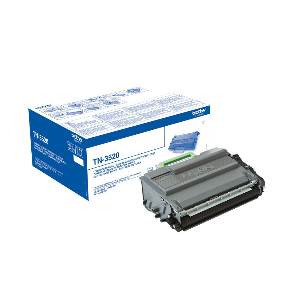 BROTHER - Toner Laser ORIGINALES NEGRO 20000 PAGINAS BK (Ref.TN3520)