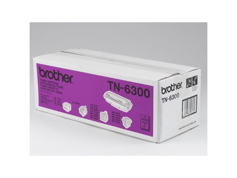 BROTHER - Toner Laser ORIGINALES Negro (Ref.TN6300)