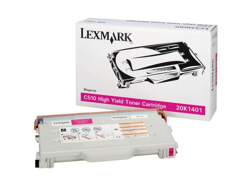 LEXMARK - Toner Laser ORIGINALES Magenta Para C510 6600 paginas (Ref.20K1401)
