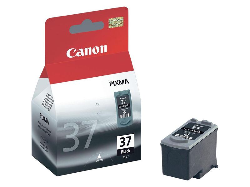 CANON - Cartuchos ORIGINALES Inyección De Tinta PG-37 Negro (Ref.2145B001)