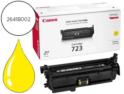 CANON - Toner Laser ORIGINALES 723Y AMARILLO 8,5K AA (Ref.2641B002)
