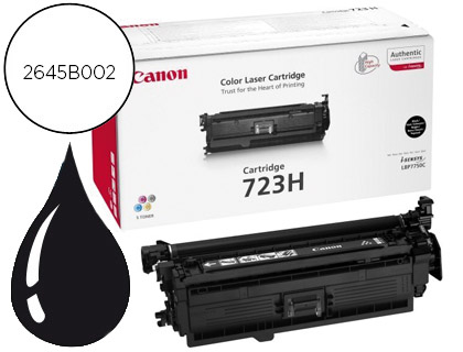 CANON - Toner Laser ORIGINALES 723H NEGRO 10K AA (Ref.2645B002)