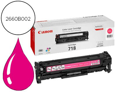 CANON - Cartuchos ORIGINALES Inyección De Tinta 718 MG (Ref.2660B002)