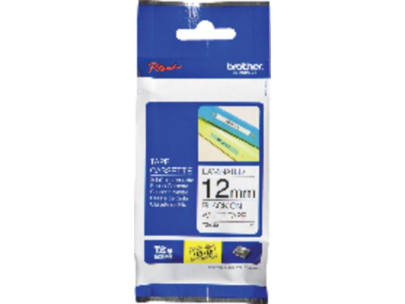 BROTHER - Cinta Tze-431 Negro/rojo 12mmx8m Negro/Rojo (Ref.TZe431)