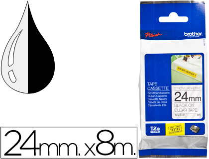 BROTHER - Cinta Rotuladora LAM SUPERADHESIVO TZES151 (Ref.TZe-S151)