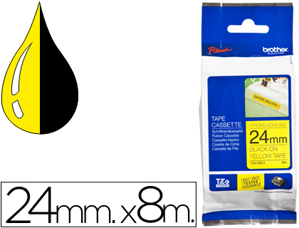 BROTHER - Cinta Rotuladora LAM SUPERADHESIVO TZES651 (Ref.TZe-S651)