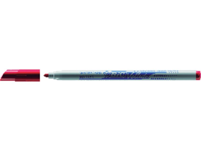 BIC - Marcador pizarra blanca Velleda 1721 Trazo 1 mm Punta conica Tinta base alcohol Rojo (Ref.841840)