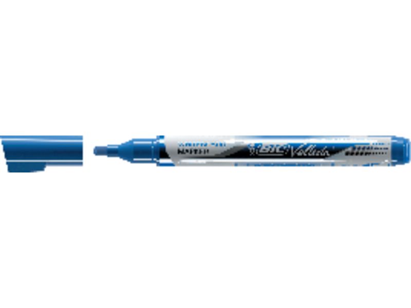 BIC - Marcador pizarra Velleda Pocket Trazo 2 mm Punta conica Tinta liquida Azul (Ref.902087)