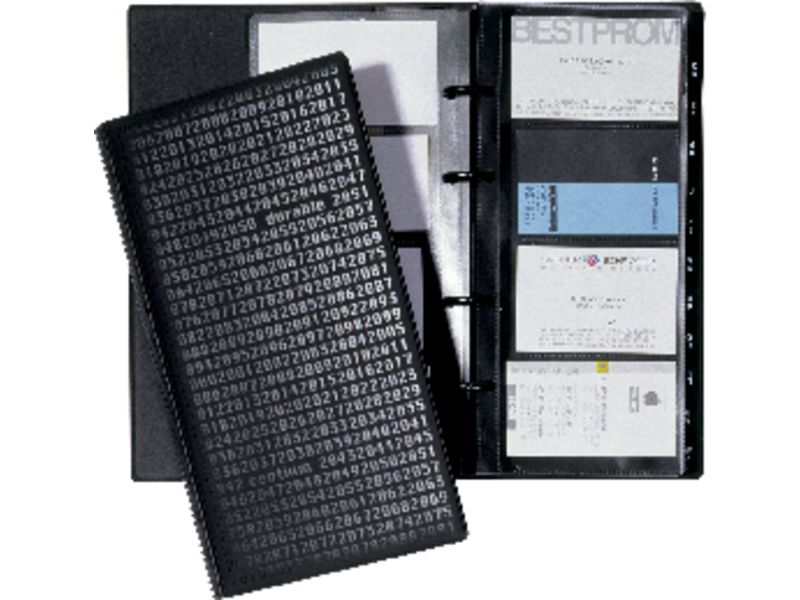 DURABLE - Tarjetero Visifix Centium 145x255 Para 200 tarjetas 175740 (Ref.2403-01)