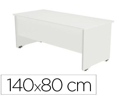 ROCADA - MESA OFICINA SERIE WORK 140X80 CM ACABADO AW04 BLANCO/BLANCO (Ref.WORK 2001AW04)