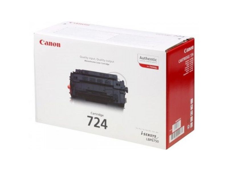 CANON - Toner Laser ORIGINALES 724 Negro AA (Ref.3481B002)