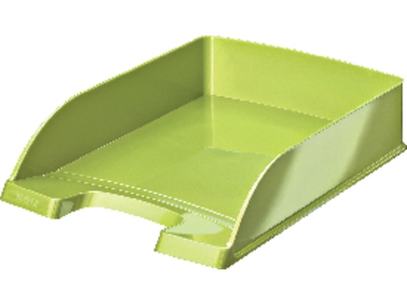 LEITZ - Bandeja de Sobremesa Wow 255X357X70 Verde metalizado Poliestireno (Ref.52263064)