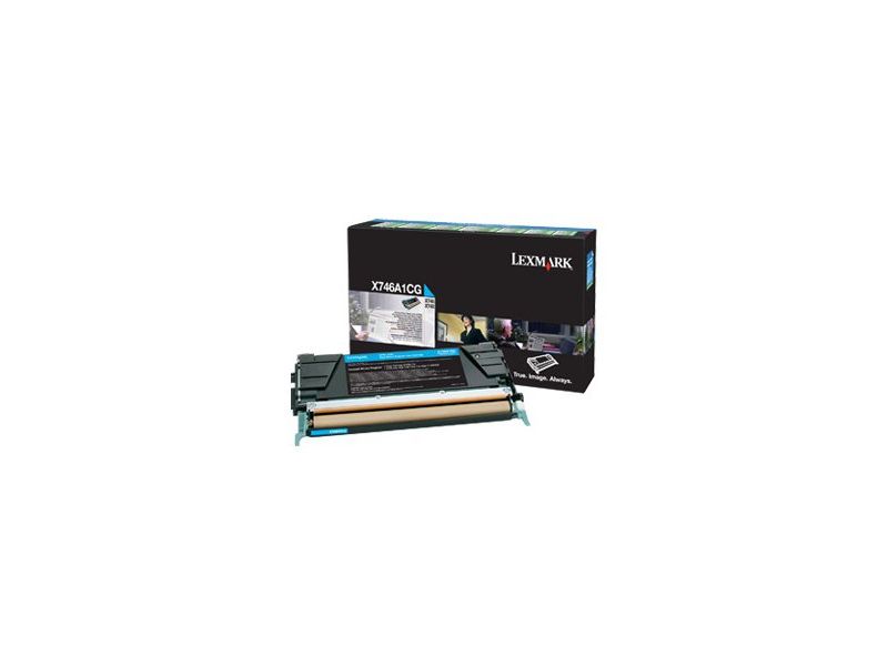 LEXMARK - Toner Laser ORIGINALES Cyan (Ref.X746A1CG)
