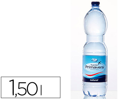 FUENTE PRIMAVERA - AGUA MINERAL NATURAL BOTELLA DE 1,5L (Ref.FP1.5L)