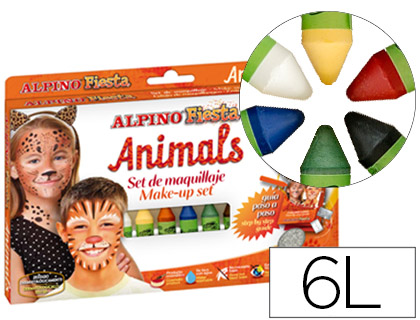 ALPINO - Set MAQUILLAJE ANIMALS (Ref.DL000111)