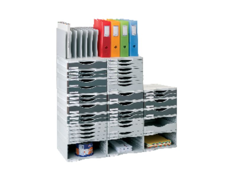 ARCHIVO 2000 - Módulo Jumbo 4 huecos 600x360x27mm Gris (Ref.6622GS)