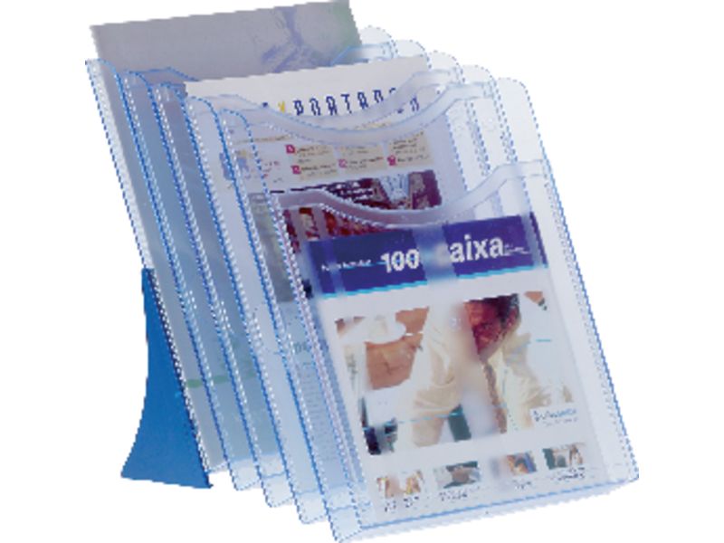 ARCHIVO 2000 - Expositor Vertical 5 casillas 265x240x380mm Azul (Ref.6105AZTP)