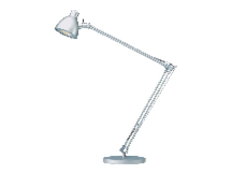 ARCHIVO 2000 - Lámpara LED Valencia 4.8W Plata Doble brazo y cabezal ajustable (Ref.5058PT)