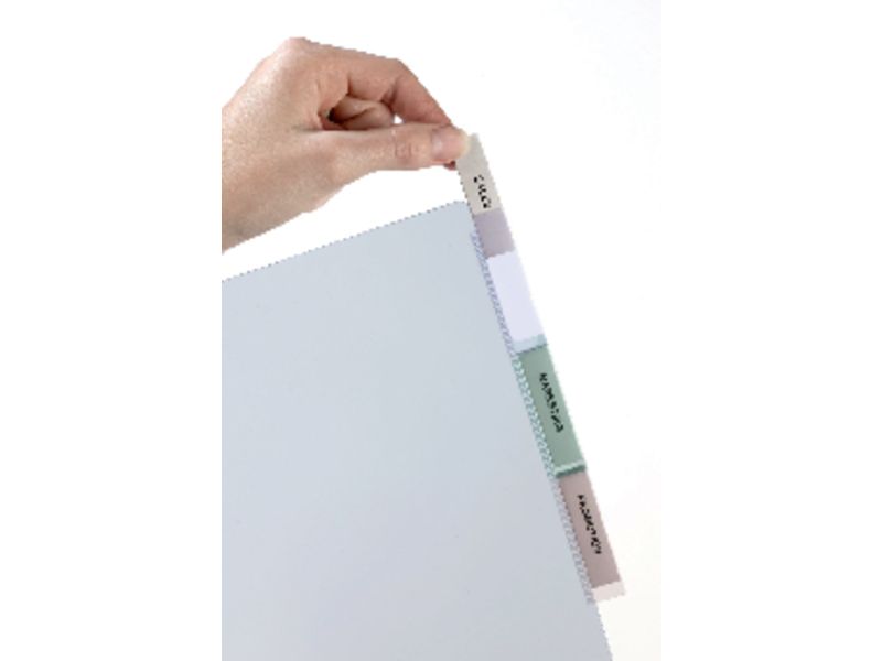 AVERY - Separadores 12 posiciones A4 Transparente 05614 501 (Ref.5614501)