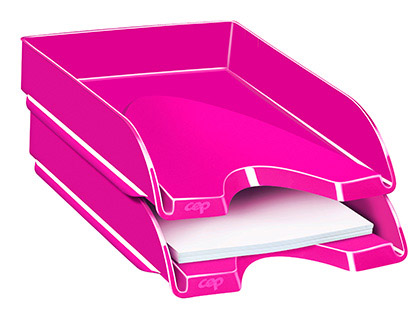 CEP - Bandeja de Sobremesa PLASTICO ROSA 257X348X66 MM (Ref.1002000371)
