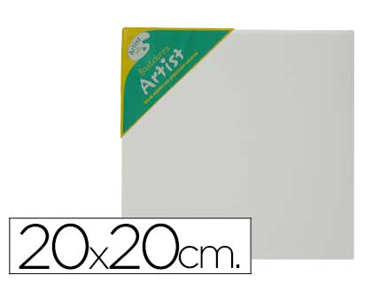 ARTIST - BASTIDOR LIENZO GRAPADO TRASERO ALGODON 100% 20X20 CM (Ref.64000200)