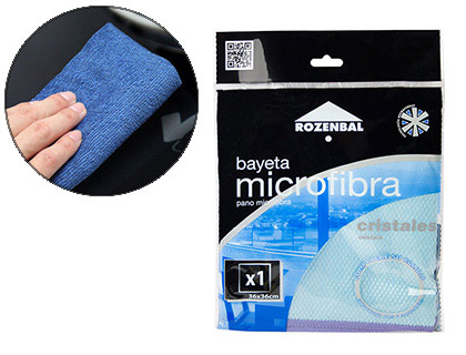 BAYETA MICROFIBRA CRISTALES 36X36 CM (Ref.215036)