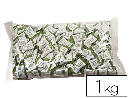 CARAMELOS DE CORTESIA SABORES MANZANA FRESA Y COLA BOLSA DE 1KG (Ref.CMFC)