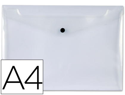 LIDERPAPEL - CARPETA DOSSIER BROCHE 34044 POLIPROPILENO DIN A4 INCOLORA 50 HOJAS (Ref.DS17)