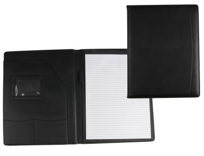 CARPETA PORTAFOLIOS NEGRA 320X250 MM SIN CREMALLERA SIN ASA -CON DEPARTMENTOS INTERIORES (Ref.80-728K)