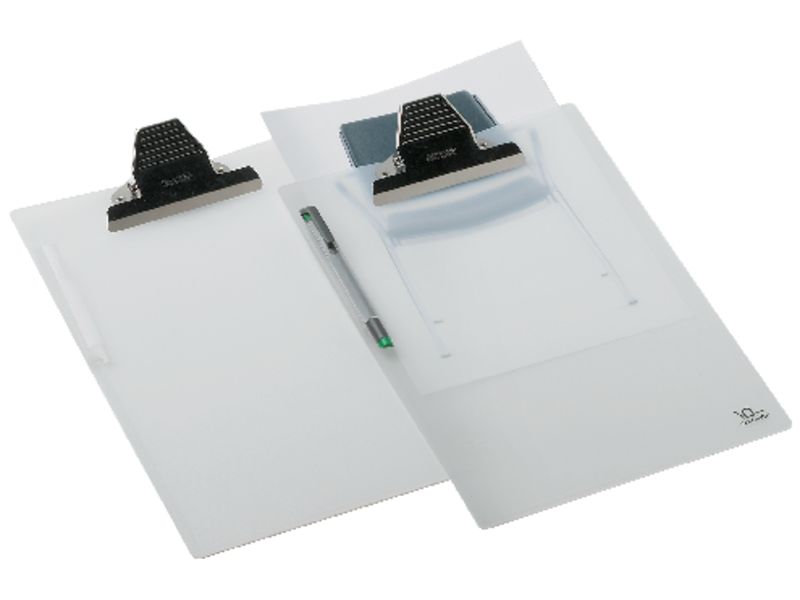 CARCHIVO - Placa portanotas Bullfog 350x235 Con Pinza Polipropileno Translucido TR.2-2222KB (Ref.2222KBG)