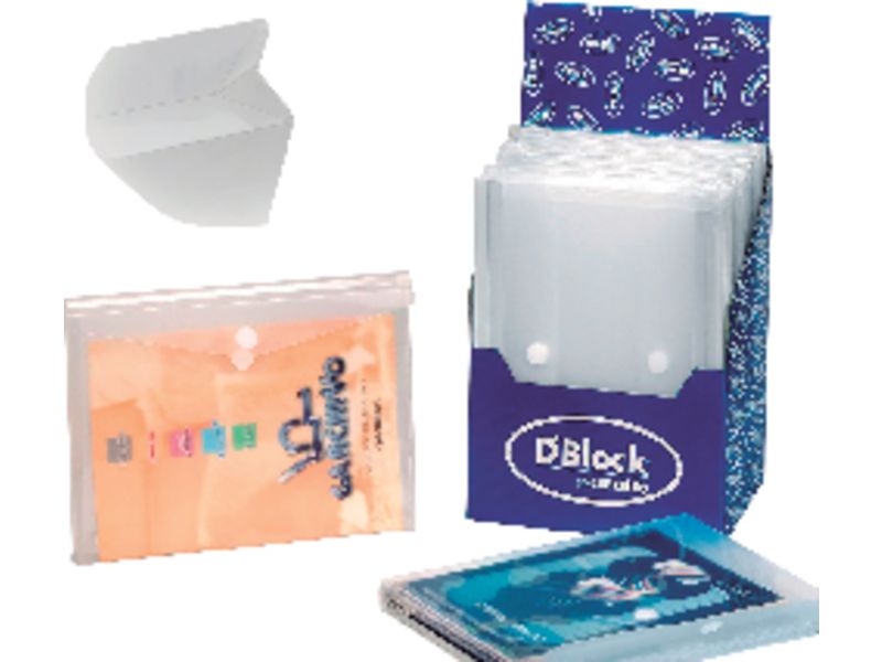 CARCHIVO - Sobres con fuelle 10ud 330x250 Lomo hasta 30 mm Transparente E (Ref.347K)