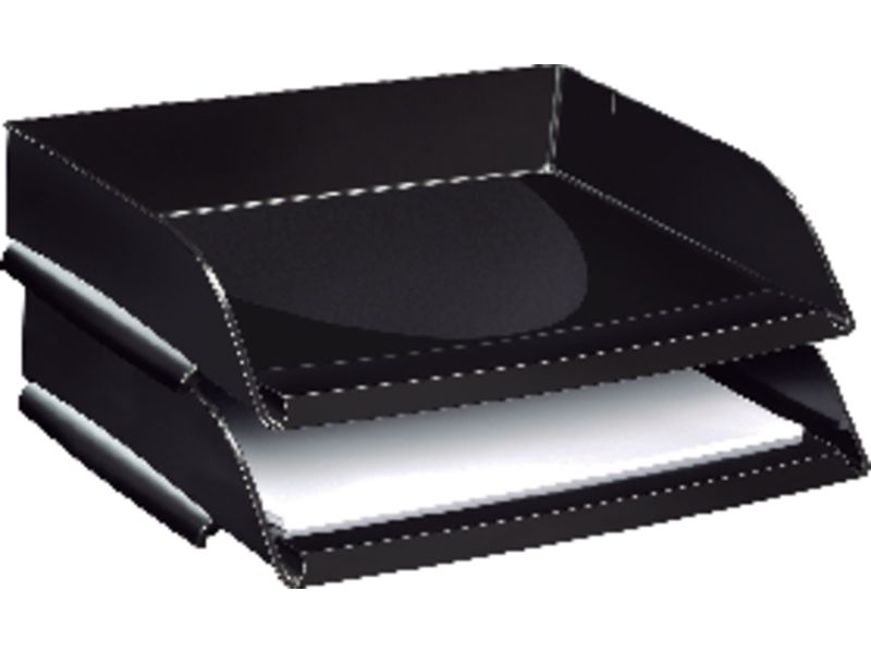 CEP - Bandeja de Sobremesa Pro 260X350X70 Negra Poliestireno Apilable (Ref.1013520161)