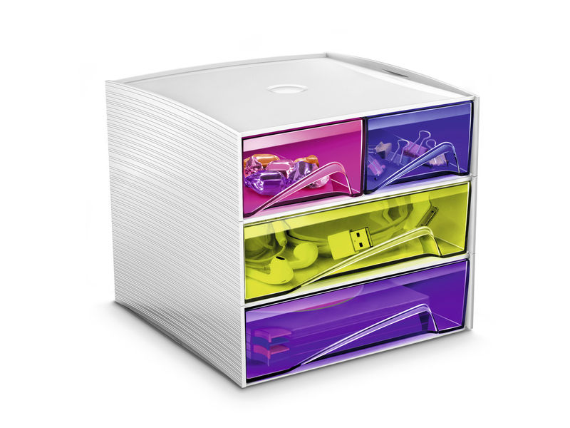 CEP - Mini BLOQUE HAPPY DE CAJONES PARA ALMACENAMIENTO DE SOBREMESA. (Ref.1032110811)