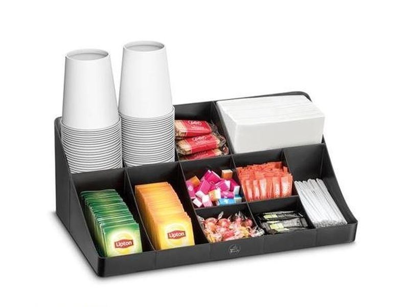 CEP - Bandeja 11 compartimentos para ordenar,capacidad 300 vasos,dim.:46.2x16.8 al 24.9cm (Ref.2230010011)