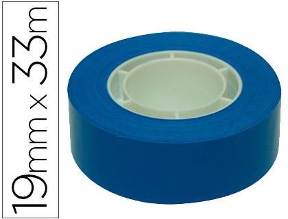 APLI - CINTA ADHESIVA 33 MT X 19 MM COLOR AZUL (Ref.12273)