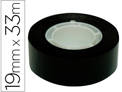 APLI - CINTA ADHESIVA 33 MT X 19 MM COLOR NEGRO (Ref.12276)