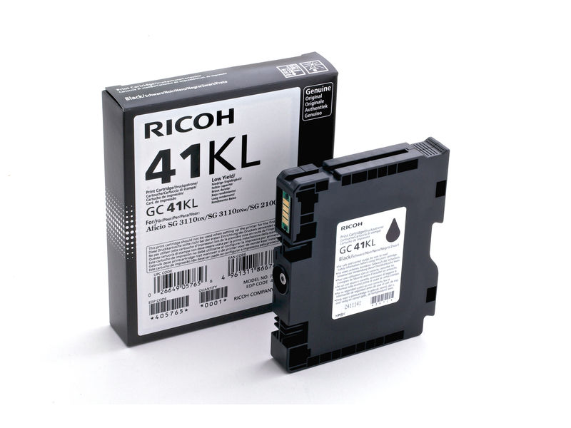 RICOH - Cartuchos ORIGINALES Inyección De Tinta 41KL Negro (Ref.405765)