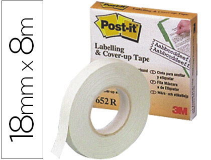 POST-IT - CINTA CORRECTORA -25 MM X 18 MT (Ref.FT510068537 (658-R))