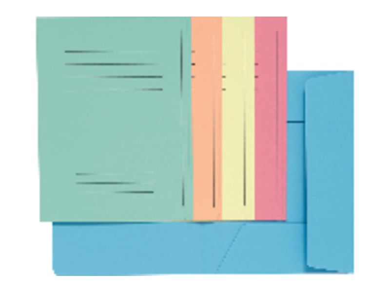 CLAIREFONTAINE - Subcarpetas Jura 250 Caja 50 ud A4 Cartulina 3 solapas Beige (Ref.235002E)