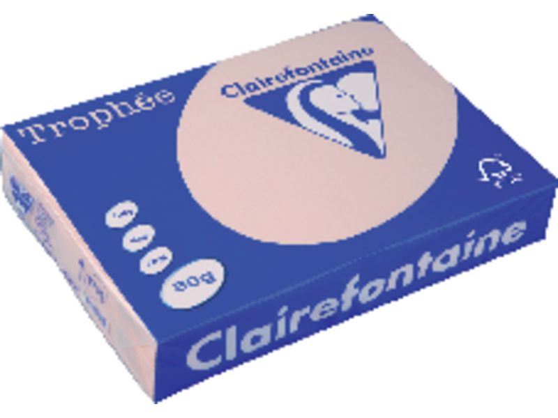 TROPHÉE - Papel multifunción color 500h 80 g. A4 Salmon FSC (Ref.1769C)