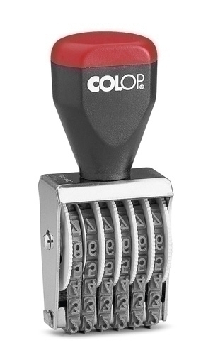 COLOP - Númerador 04006 4MM 6 Lineas (Ref.NUMC.0406.1)