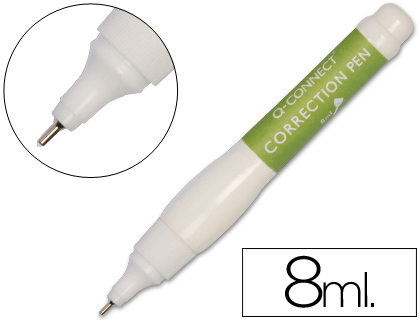 Q-CONNECT - CORRECTOR LAPIZ 8 ML CON PUNTA METALICA (Ref.KF00271)