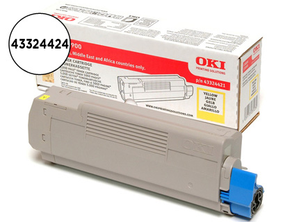 OKI - Toner Laser ORIGINALES Negro (Ref.43324424)