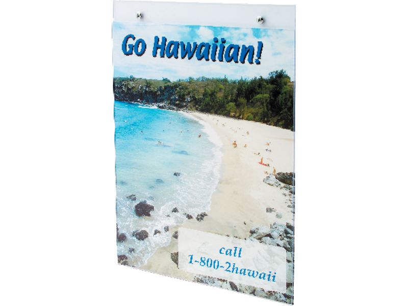 DEFLECTO - Expositor De pared A5 149x235x3 (Ref.47101)